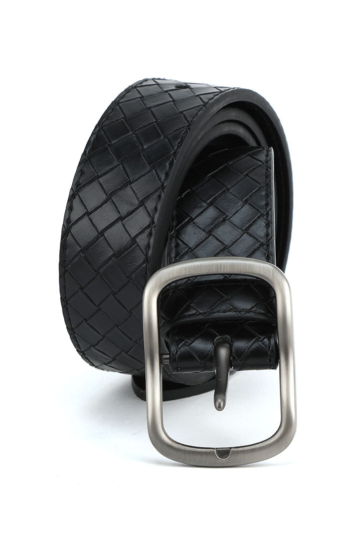 BINNINO REGULAR FLAT PU BELT WITH STITCH HEAVY BUCKLE BELT SEMI FORMAL ...