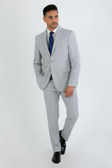 MOSAIQUE SLIM CHECKS SUIT FORMAL 2 BUTTON 2 VENT